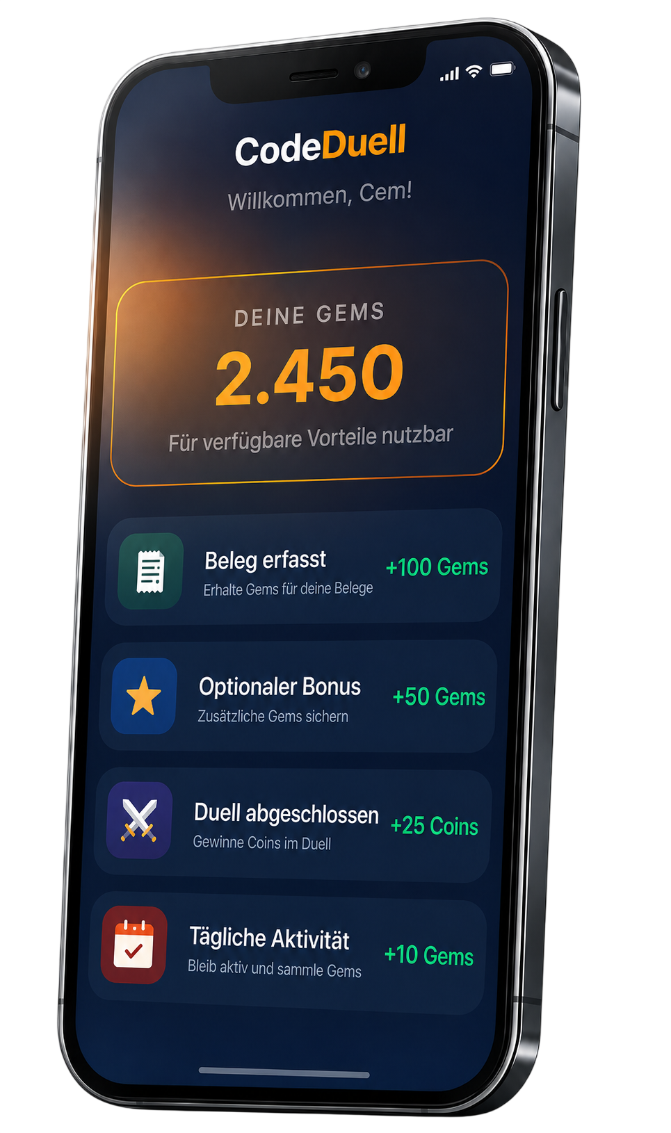 CodeDuell App Vorschau